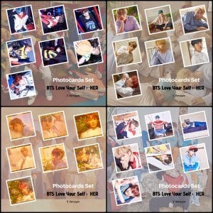 BTS ''Love Your Self : HER'' Fotokart Setleri