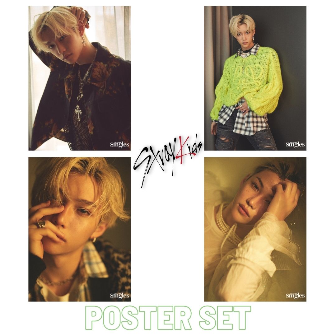 STRAY KIDS Felix '' Singles '' Poster Set