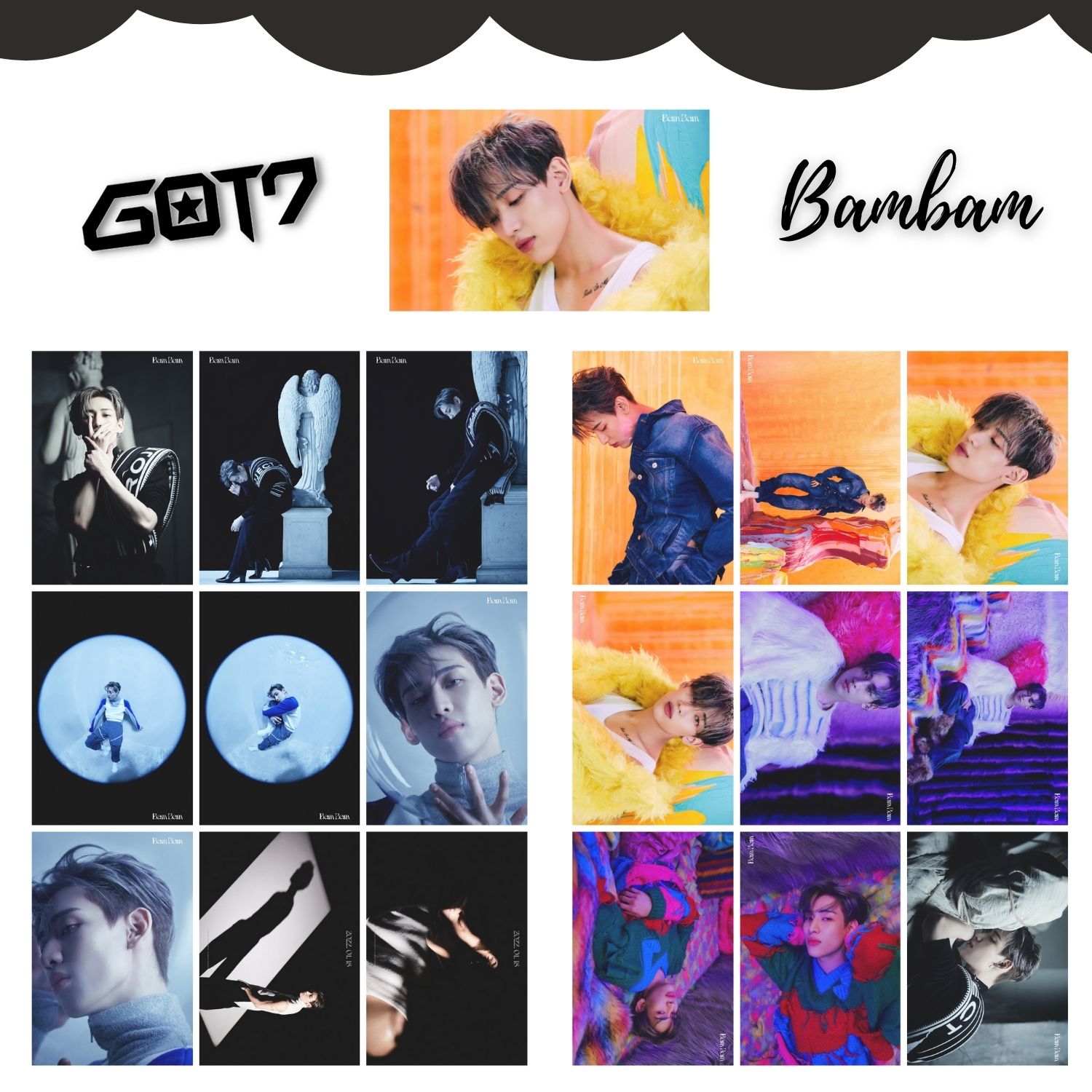 GOT7 BAMBAM '' B ''  Fotokart Seti