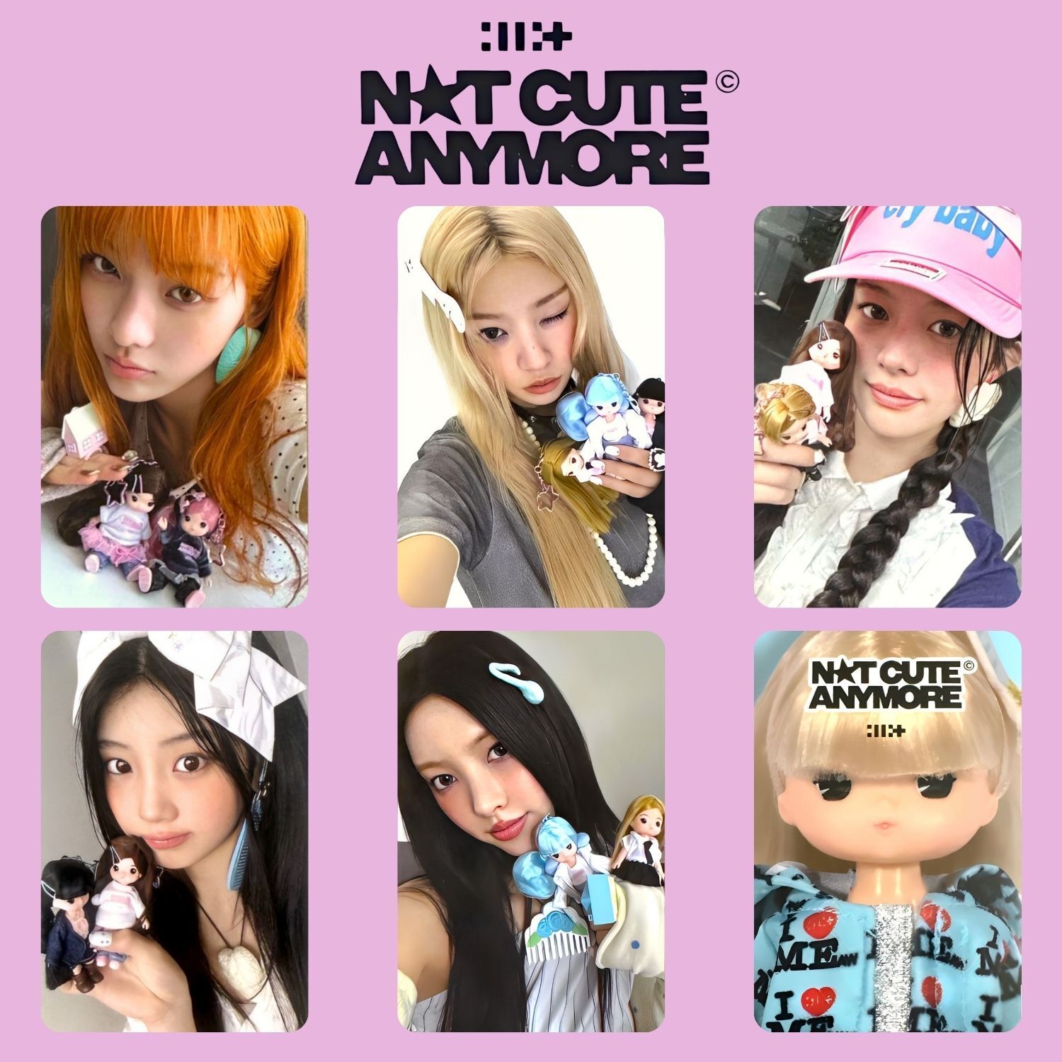 ILLIT '' Not Cute Anymore '' Little Mimi Photocards Set