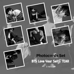 BTS ''Love Your Self : TEAR'' Fotokart Setleri