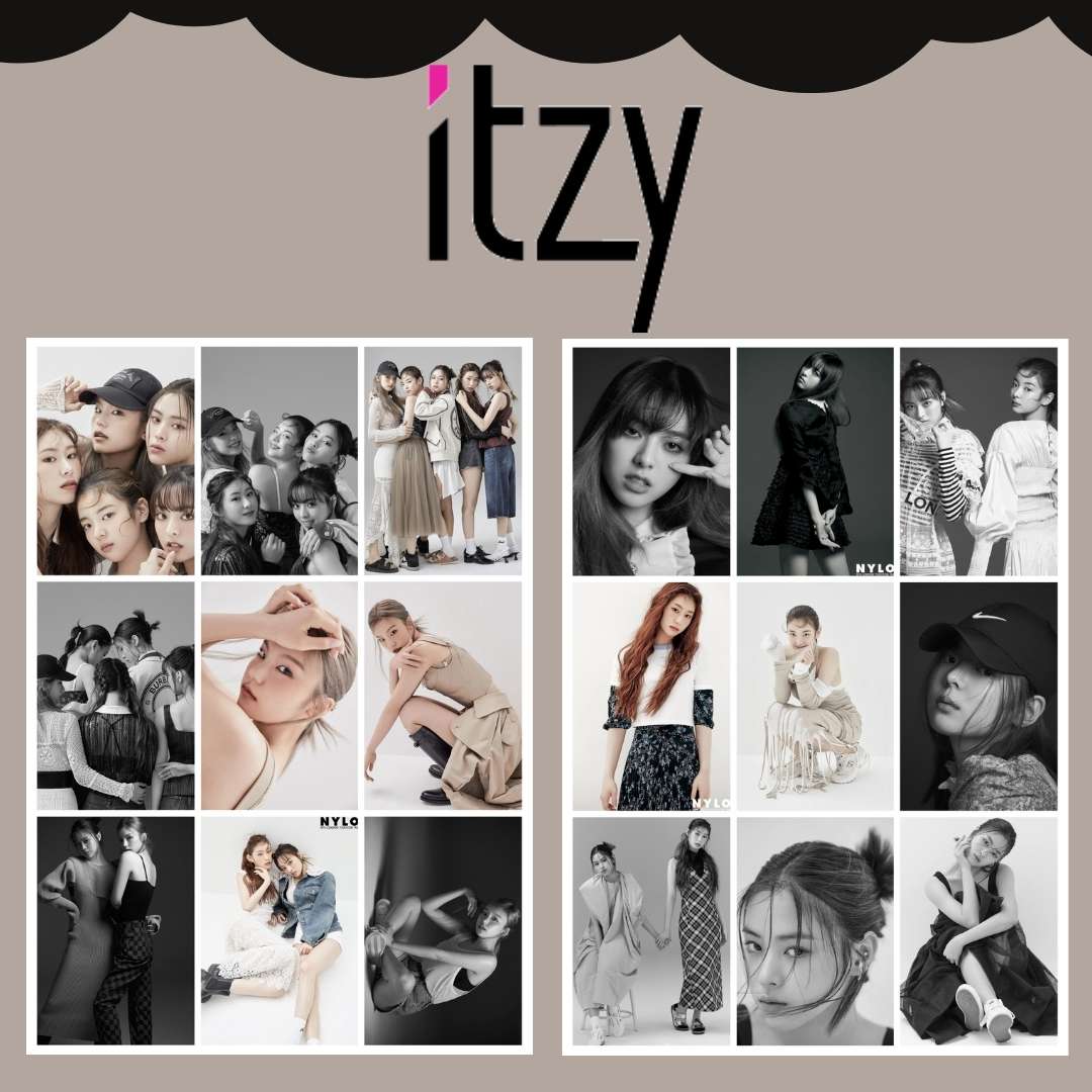 ITZY '' Magazine '' Fotokart Seti