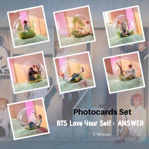 BTS ''Love Your Self : ANSWER'' Fotokart Setleri