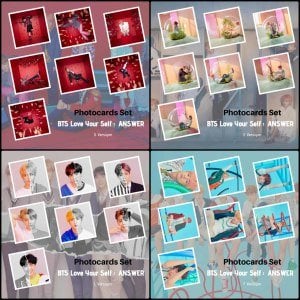 BTS ''Love Your Self : ANSWER'' Fotokart Setleri
