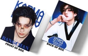 STRAY KIDS Bangchan '' Karma '' Çift Yön Baskılı Lomo Card Seti