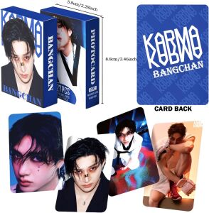 STRAY KIDS Bangchan '' Karma '' Çift Yön Baskılı Lomo Card Seti