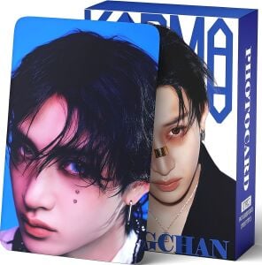 STRAY KIDS Bangchan '' Karma '' Çift Yön Baskılı Lomo Card Seti