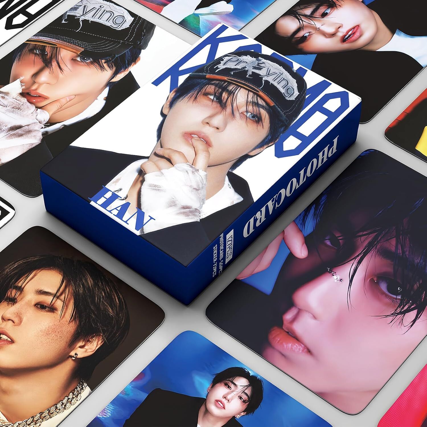 STRAY KIDS Han '' Karma '' Çift Yön Baskılı Lomo Card Seti