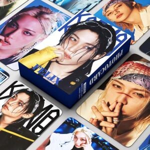 STRAY KIDS Felix '' Karma '' Çift Yön Baskılı Lomo Card Seti