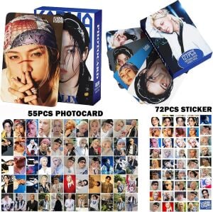 STRAY KIDS Felix '' Karma '' Çift Yön Baskılı Lomo Card Seti