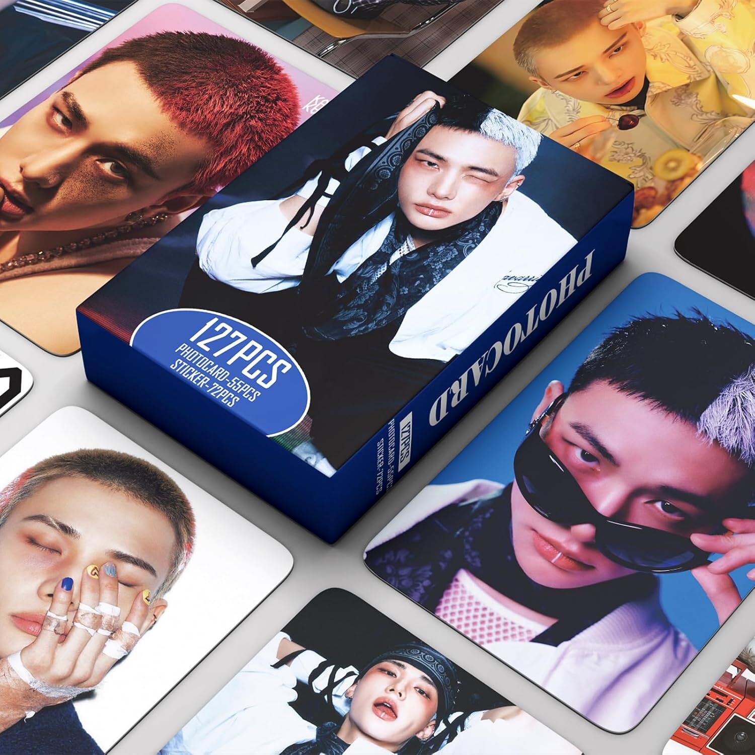 STRAY KIDS Hyunjin '' Karma '' Çift Yön Baskılı Lomo Card Seti