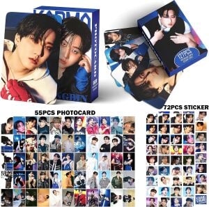 STRAY KIDS Changbin '' Karma '' Çift Yön Baskılı Lomo Card Seti