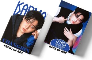 STRAY KIDS Changbin '' Karma '' Çift Yön Baskılı Lomo Card Seti