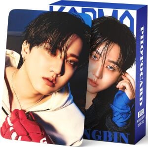 STRAY KIDS Changbin '' Karma '' Çift Yön Baskılı Lomo Card Seti