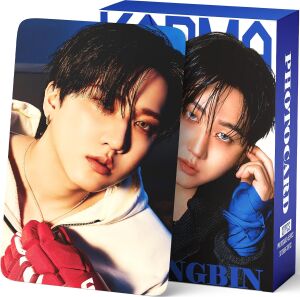 STRAY KIDS Changbin '' Karma '' Çift Yön Baskılı Lomo Card Seti