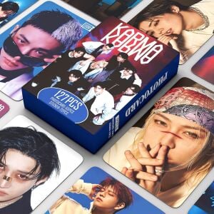 STRAY KIDS '' Karma '' Çift Yön Baskılı Lomo Card Seti