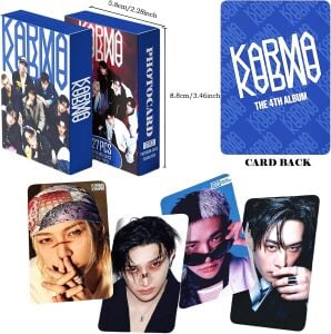 STRAY KIDS '' Karma '' Çift Yön Baskılı Lomo Card Seti