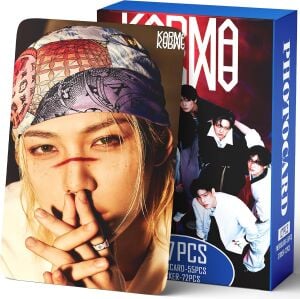 STRAY KIDS '' Karma '' Çift Yön Baskılı Lomo Card Seti