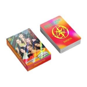 KATSEYE '' Beautiful Chaos '' Çift Yön Baskılı Hologramlı Lomo Card Seti
