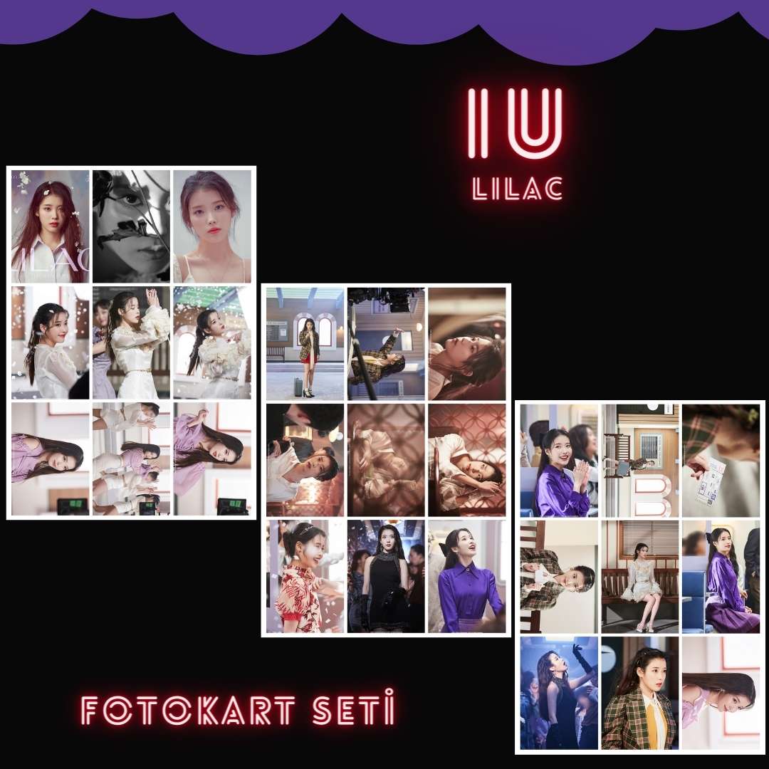 IU '' LILAC '' Fotokart Seti