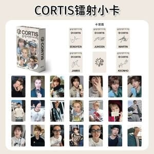CORTIS '' Color Outside The Lines '' Çift Yön Baskılı Lomo Card Seti (55 Pcs)