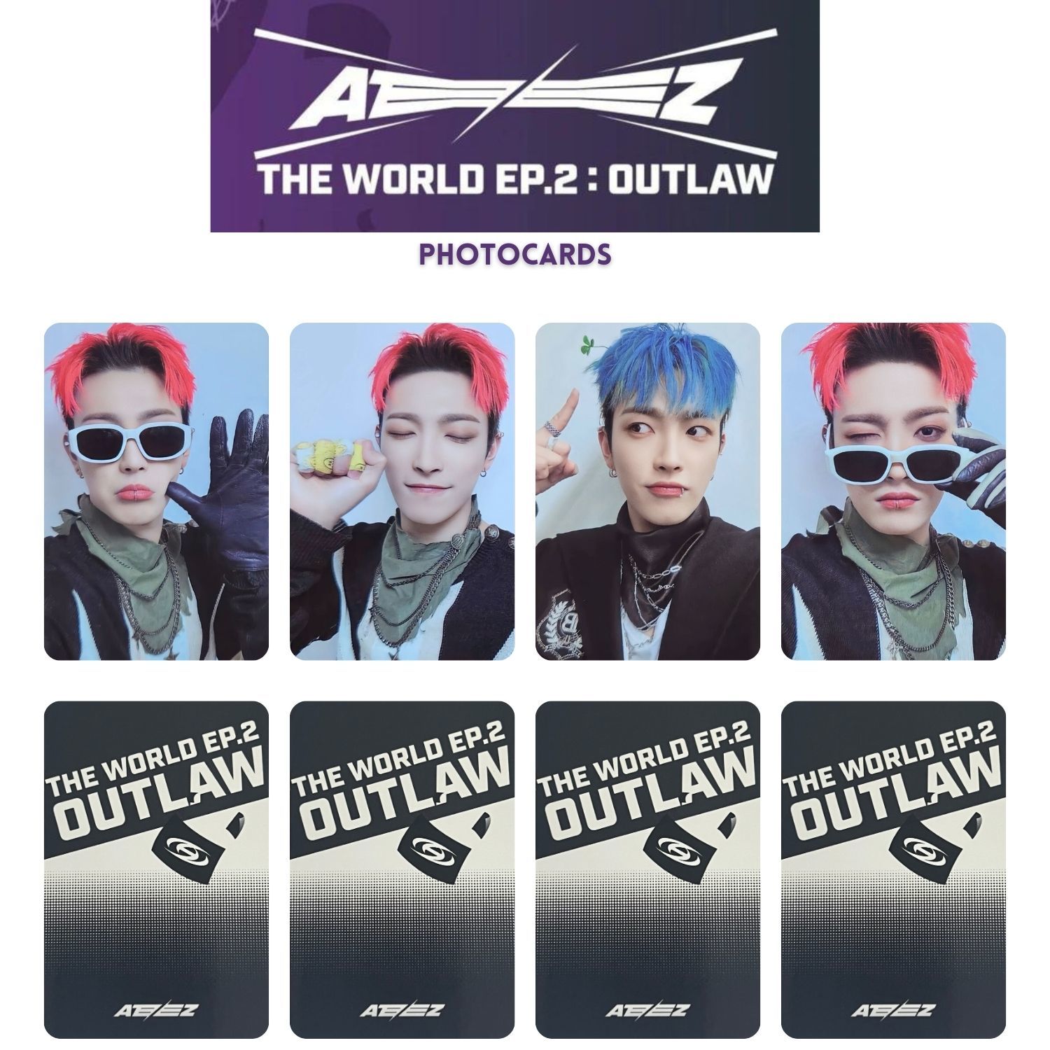 ATEEZ Hongjoong '' The World Ep 2 : OUTLAW '' PC Set