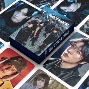 TXT '' The Star Chapter : TOGETHER '' Çift Yön Baskılı Lomo Card Seti (55 Pcs)