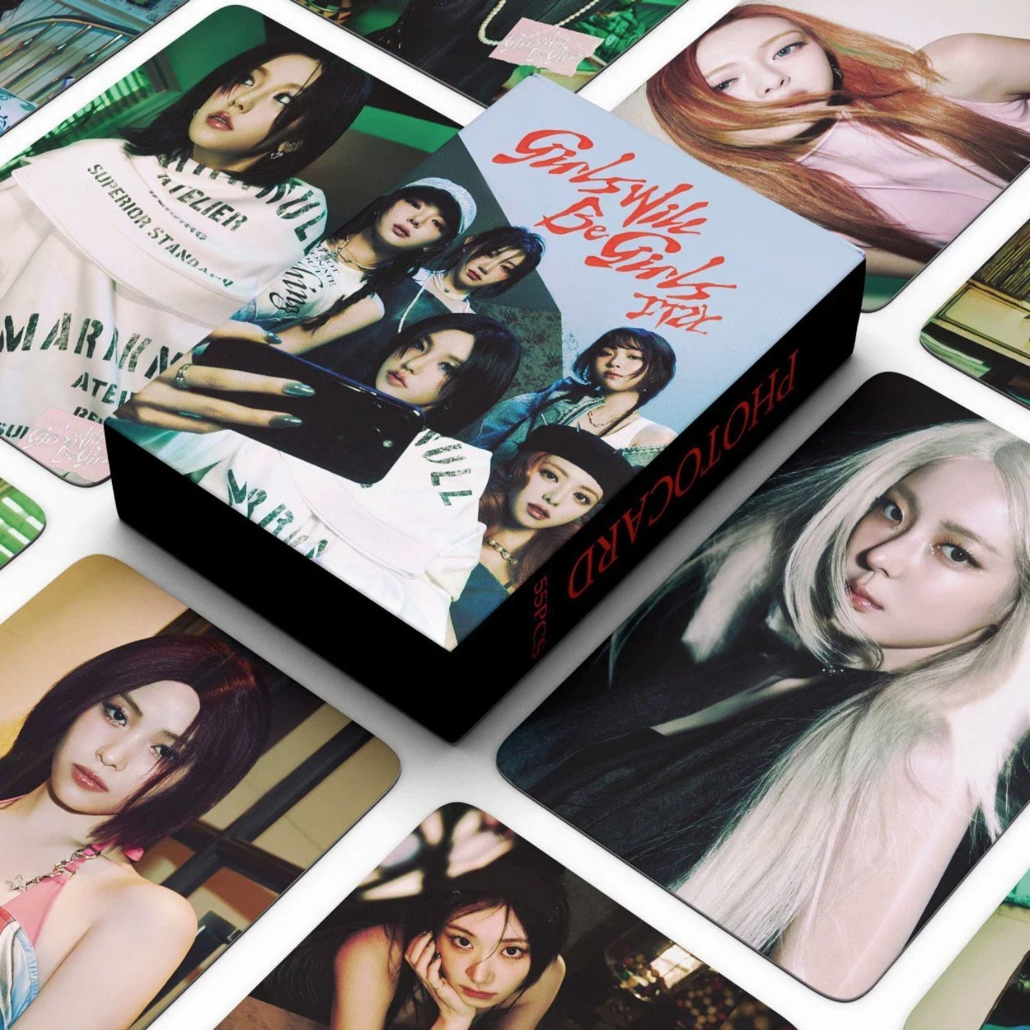 ITZY '' Girls Will Be Girls '' Çift Yön Baskılı Lomo Card Seti (55 Pcs)