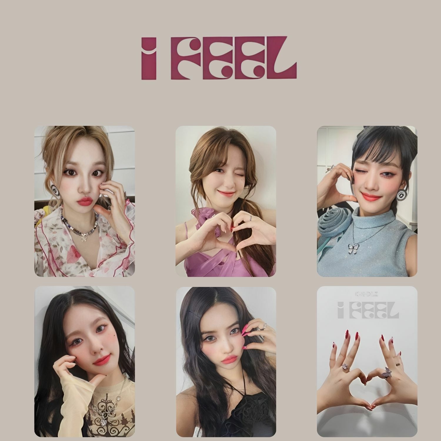 (G)I-DLE '' I FEEL '' POB PC Set 5