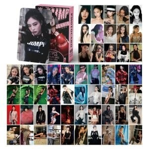 BLACKPINK Jennie '' JUMP '' Çift Yön Baskılı Lomo Card Seti