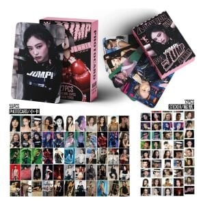 BLACKPINK Jennie '' JUMP '' Çift Yön Baskılı Lomo Card Seti