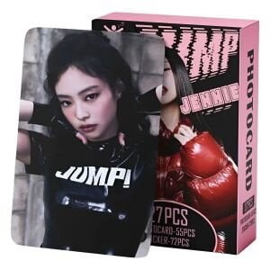 BLACKPINK Jennie '' JUMP '' Çift Yön Baskılı Lomo Card Seti