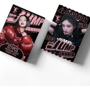 BLACKPINK Jennie '' JUMP '' Çift Yön Baskılı Lomo Card Seti