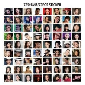 BLACKPINK Jennie '' JUMP '' Çift Yön Baskılı Lomo Card Seti