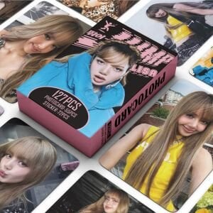 BLACKPINK Lisa '' JUMP '' Çift Yön Baskılı Lomo Card Seti