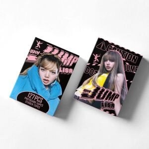 BLACKPINK Lisa '' JUMP '' Çift Yön Baskılı Lomo Card Seti