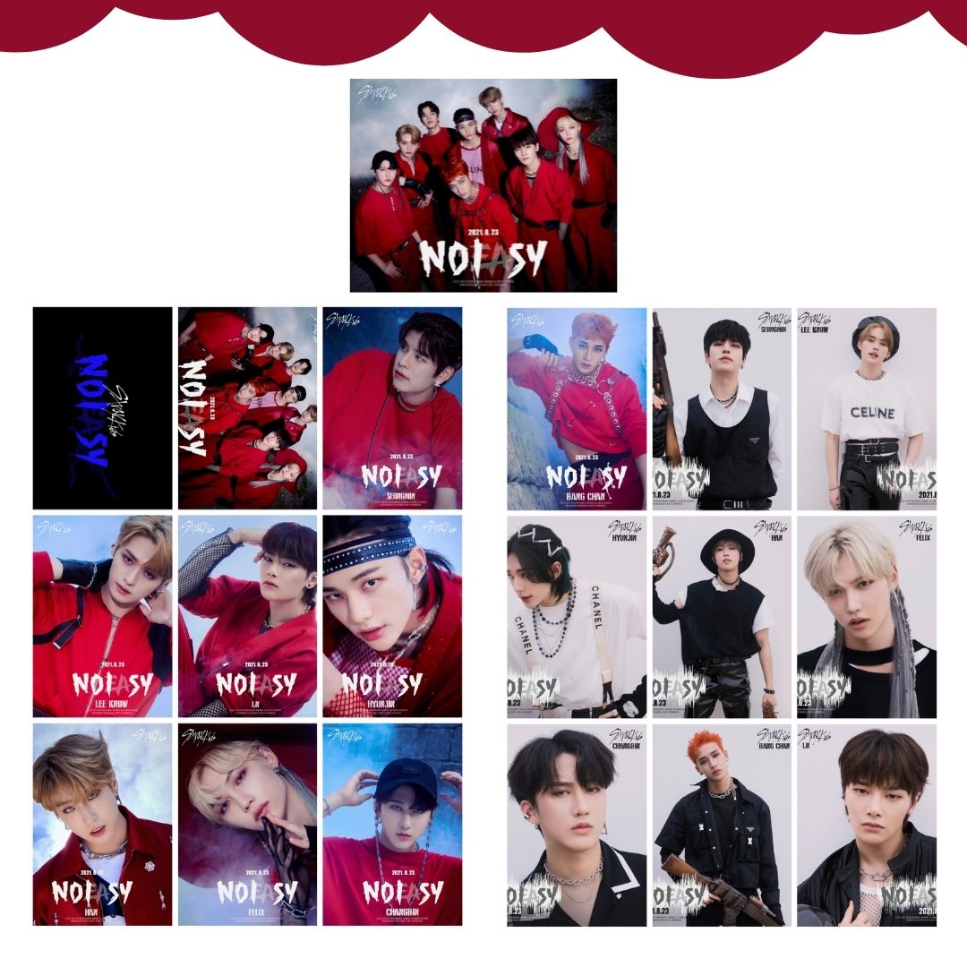 STRAY KIDS '' NOEASY '' Fotokart Seti