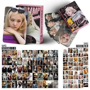 BLACKPINK Rose '' JUMP '' Çift Yön Baskılı Lomo Card Seti