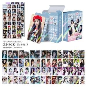 ILLIT '' Not Cute Anymore '' Çift Yön Baskılı Hologramlı Lomo Card Seti (60 Pcs)