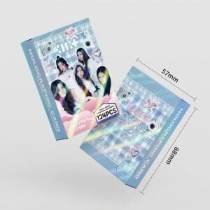 ILLIT '' Not Cute Anymore '' Çift Yön Baskılı Hologramlı Lomo Card Seti (60 Pcs)