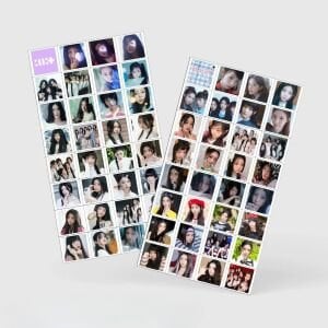 ILLIT '' Not Cute Anymore '' Çift Yön Baskılı Hologramlı Lomo Card Seti (60 Pcs)
