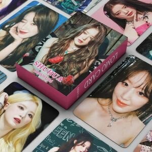 (G)I-DLE  '' Shuhua '' Çift Yön Baskılı Lomo Card Seti
