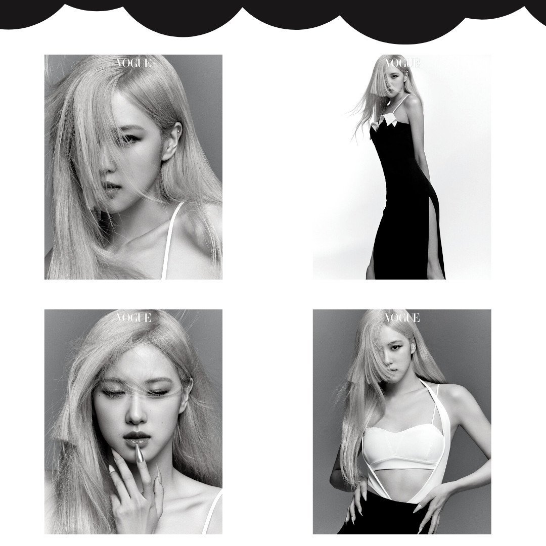 BLACKPINK '' Rose '' Poster Set