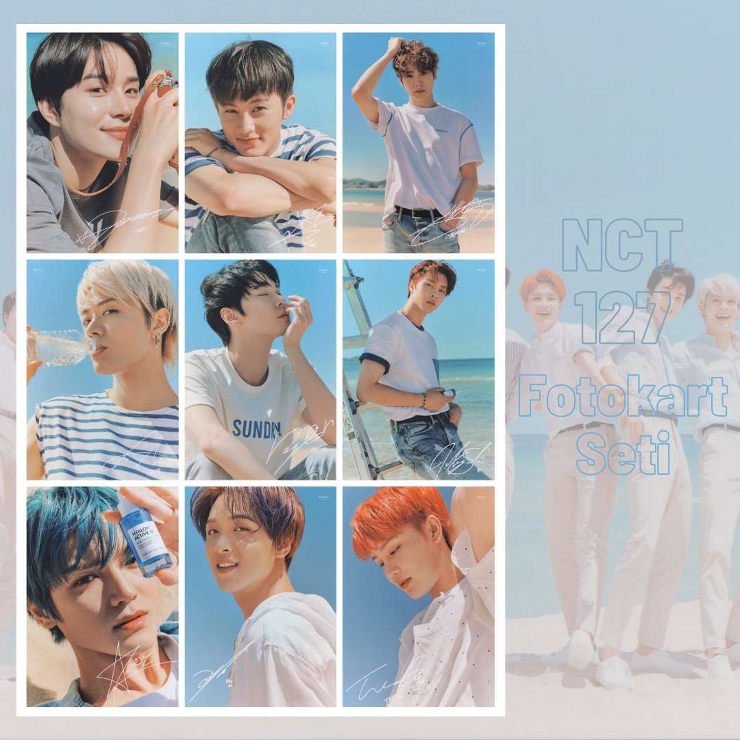 NCT 127 Üye İmzalı Fotokart Seti