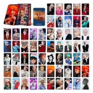 G-DRAGON '' Übermensch '' Çift Yön Baskılı Lomo Card Seti (60 Pcs)