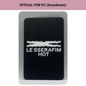 LE SSERAFIM Yunjin '' Hot '' Soundwave POB Photocard