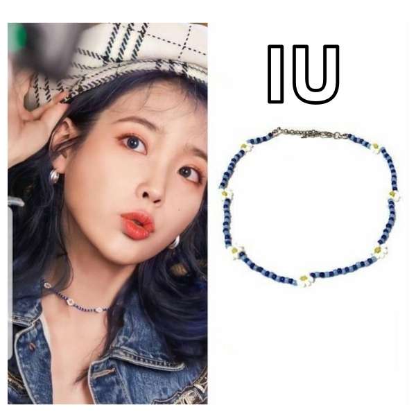 IU Çiçekli Kolye
