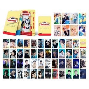 Stray Kids '' 2023 SKZ'S Mini World '' Çift Yön Baskılı Lomo Card Seti