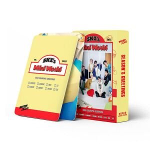 Stray Kids '' 2023 SKZ'S Mini World '' Çift Yön Baskılı Lomo Card Seti