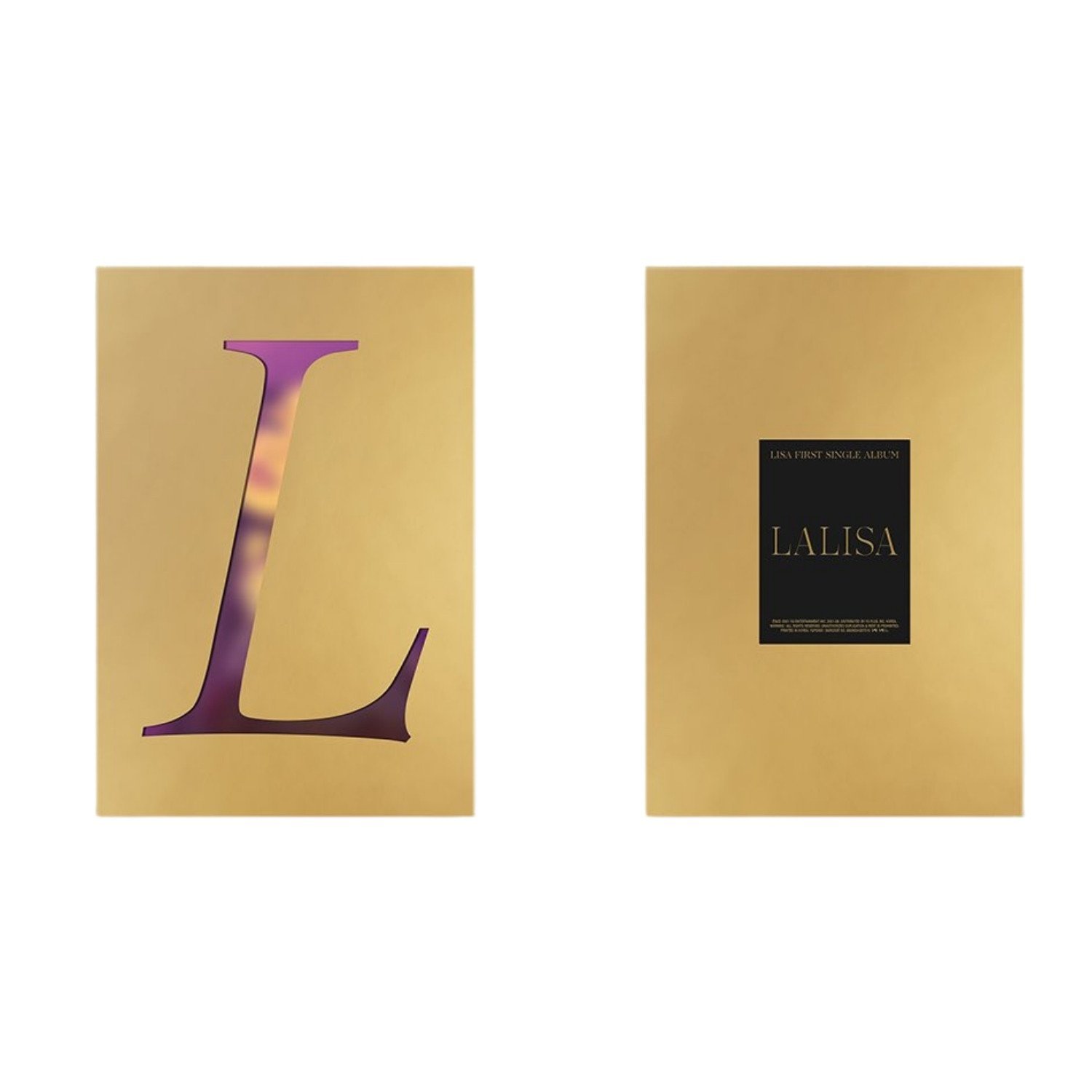 LISA First Single Album - LALISA GOLD VERSIYON